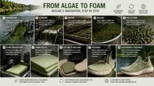 How Are Algae Foam Shoes Made Step-by-Step