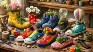 How To Upcycle Old Shoes Into Something Useful At Home