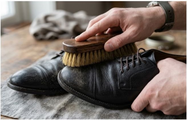 How Do You Prepare Leather Shoes for Polishing?