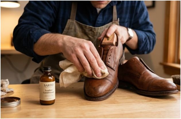Apply Leather Conditioner