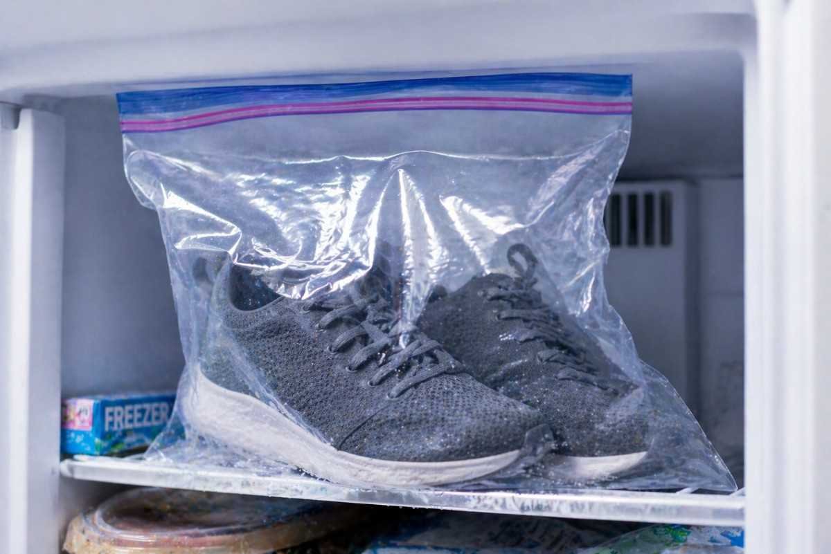 Step 4 Freeze Your Shoes